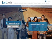 Tablet Screenshot of justcuts.com.au